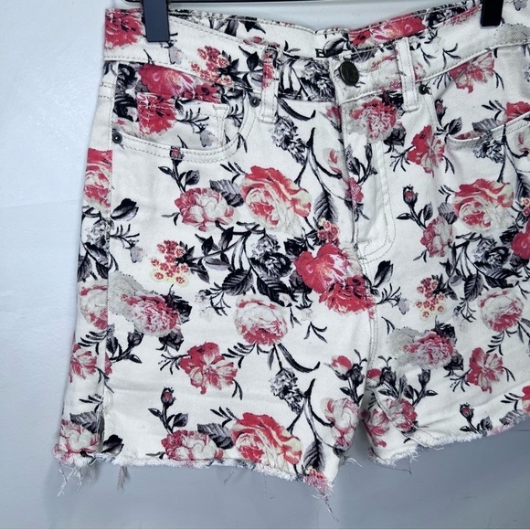 Urban Outfitters BDG Floral Cut offs Denim Shorts Size 28 Feminine - Picture 2 of 12